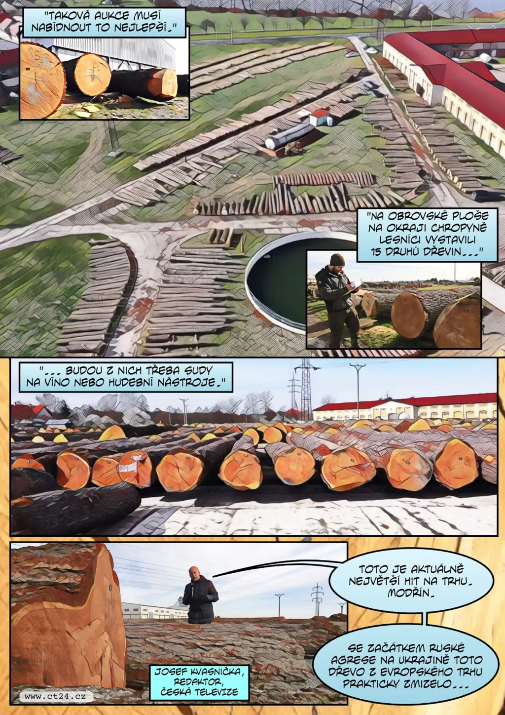 Dva tisíce kmenů v dražbě