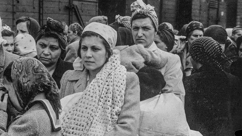 Z výstavy Osvětimské album