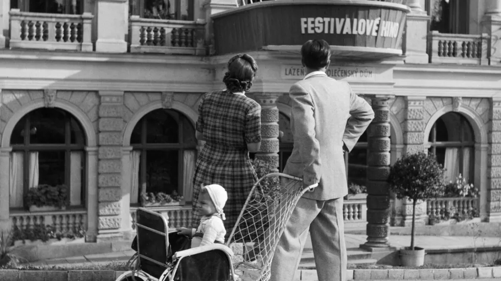 Filmový festival v Mariánských lázních 1949