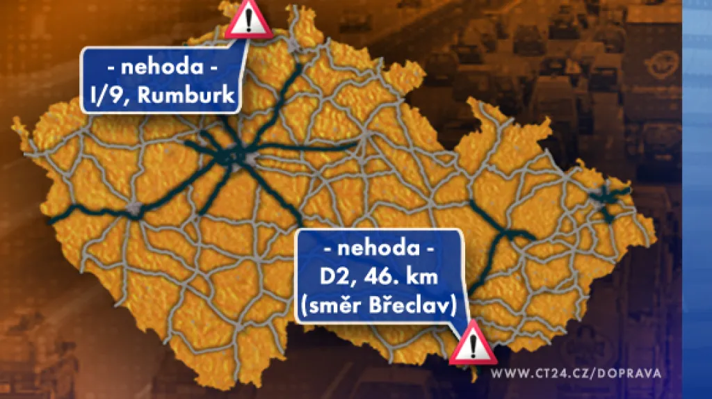 Dopravní situace v pátek 17. 10. 2008