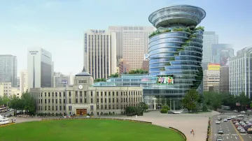 Jihokorejský Soul - návrh nové vládní budovy