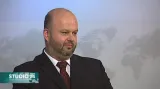 Studio ČT24 s M. Pecinou a J. Šídlem