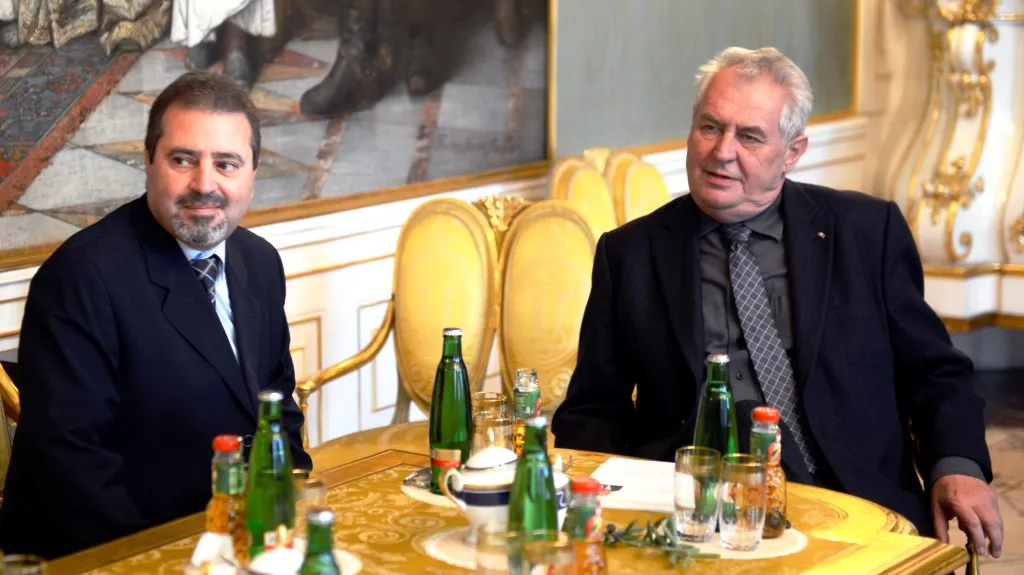 Džamál Muhammad Džamál a Miloš Zeman