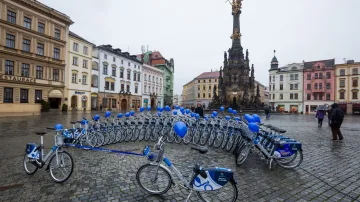 Sdílená kola společnosti nextbike v Olomouci