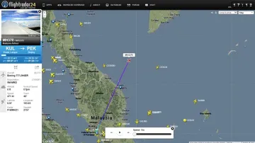 Místo, kde Malaysia Airlines ztratila letadlo z radarů