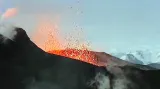 Islandská sopka Fimmvorduhals