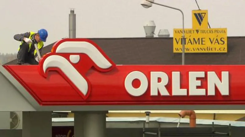 Benzina se mění v Orlen