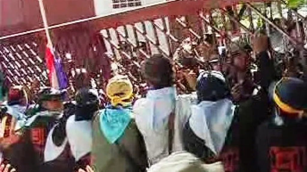 Thajští demonstranti