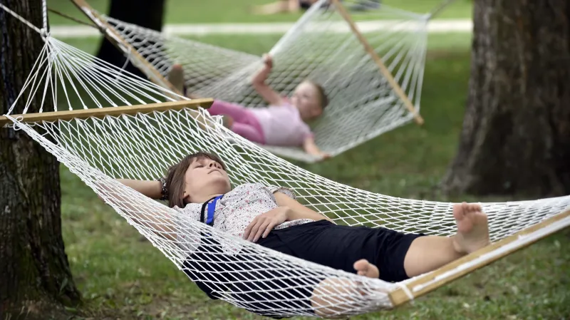 Odpočinek po filmu na LFŠ 2016