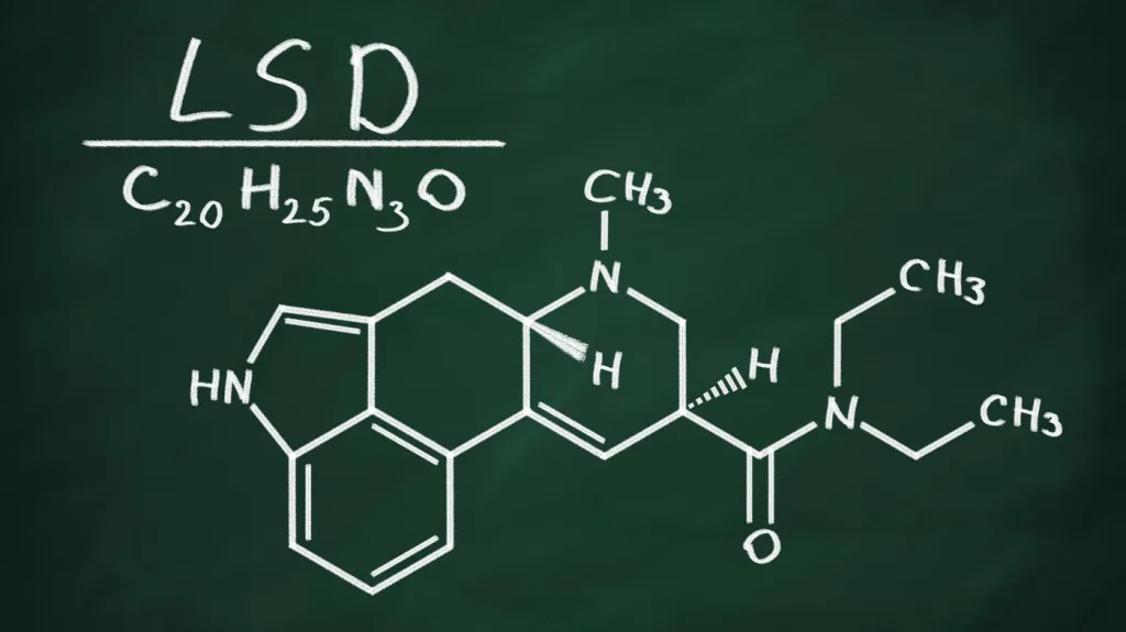 Chemický vzorec LSD