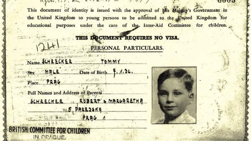 Cestovní dokument Toma Schreckera