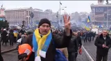 V centru Kyjeva se opět konala prozápadní demonstrace