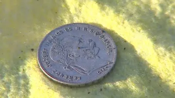 Na rubu mincí je portrét císaře Františka Josefa I.