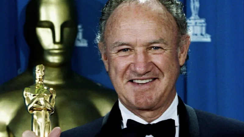 Gene Hackman s Oscarem za film Nesmiřitelní