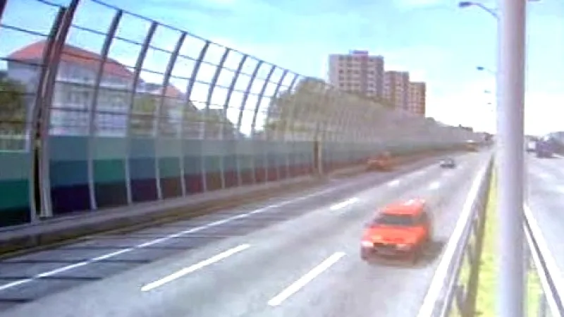 Projekt protihlukové stěny na magistrále