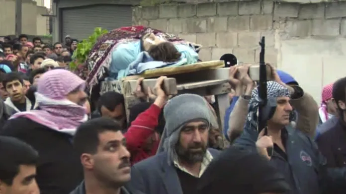 Pohřeb v Homsu