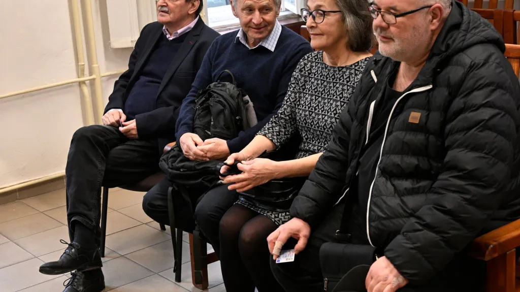 Zleva Zdeněk Barták, Pavel Král, Miroslava Vlašánková a Jiří Janoušek