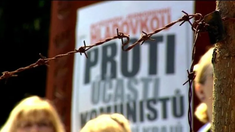 Protest proti komunistům