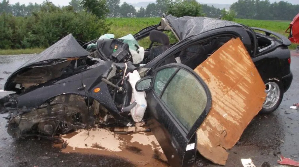 Auto po nehodě