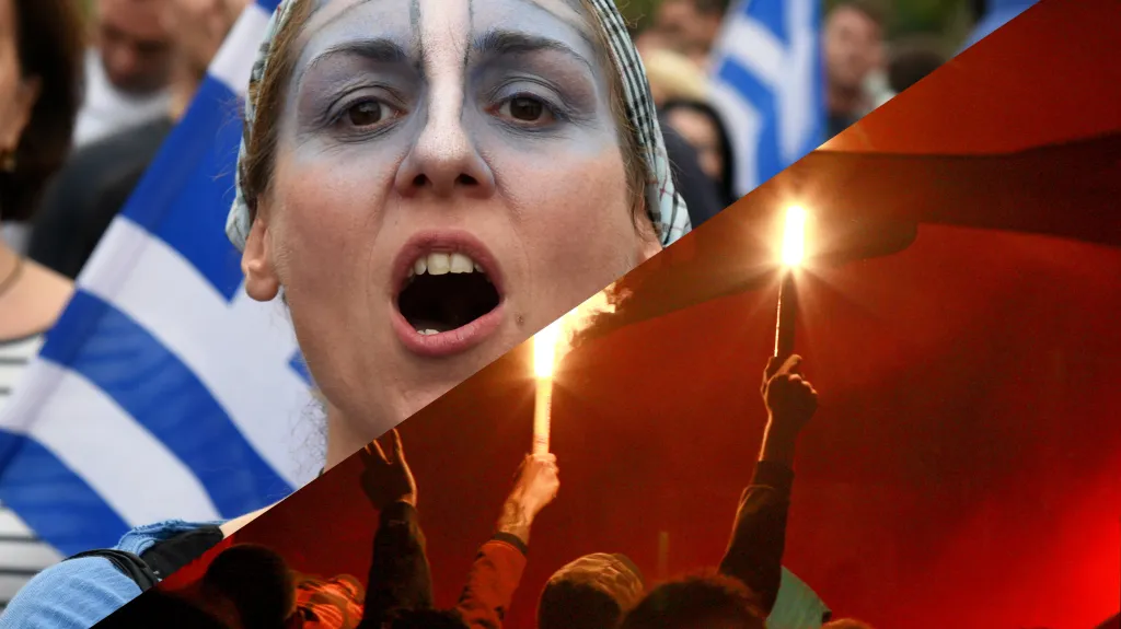 Dohodu Makedonie a Řecka provázely protesty
