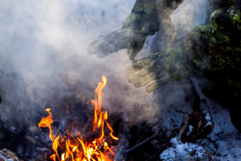 Cvičení kanadských jednotek v Arktidě