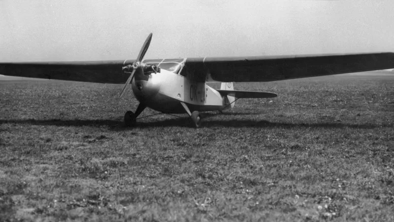 Praga E-114 Air Baby na dobovém snímku ČTK