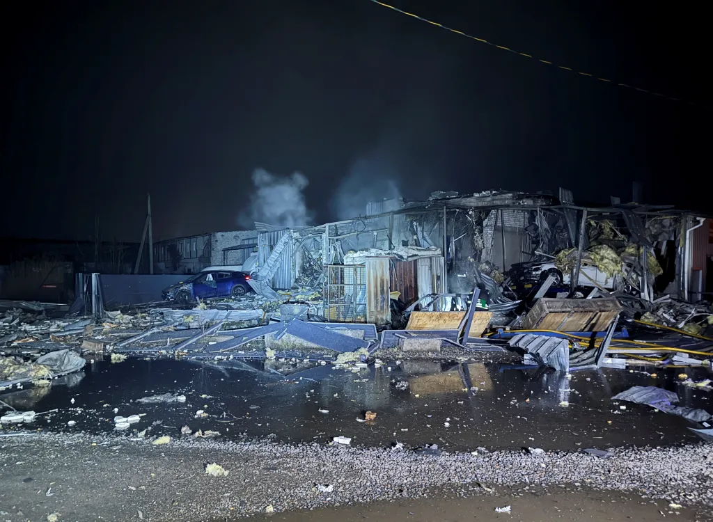 Následky ruských útoků v Charkově