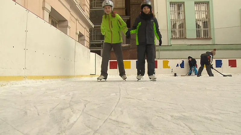 Kluziště v karlínském Spektru