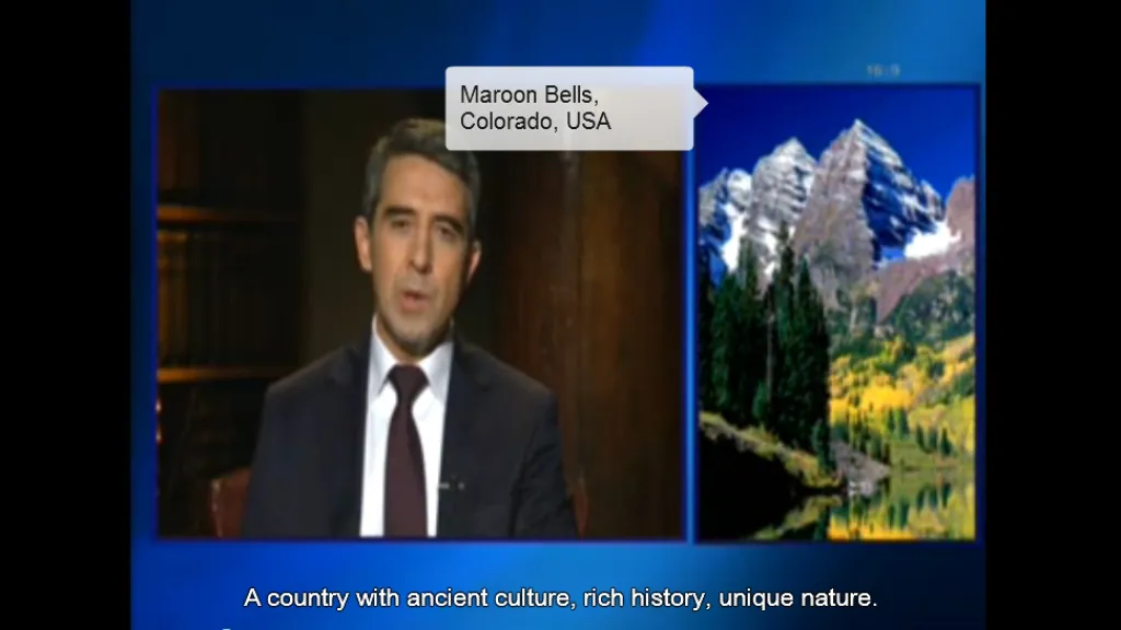 Projev bulharského prezidenta