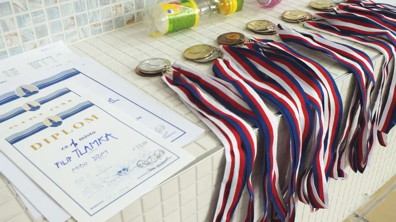 Plavecké závody v Boskovicích