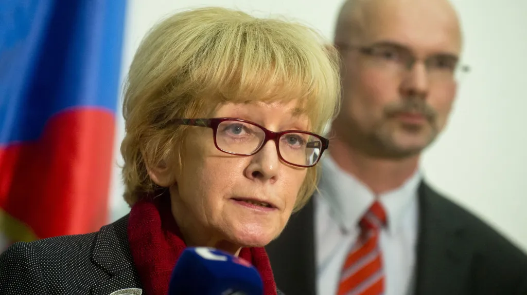 Helena Válková a její náměstek Pavel Štern