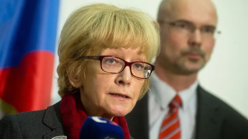 Helena Válková a její náměstek Pavel Štern