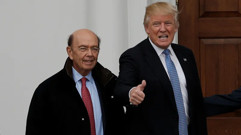 Wilbur Ross s Donaldem Trumpem