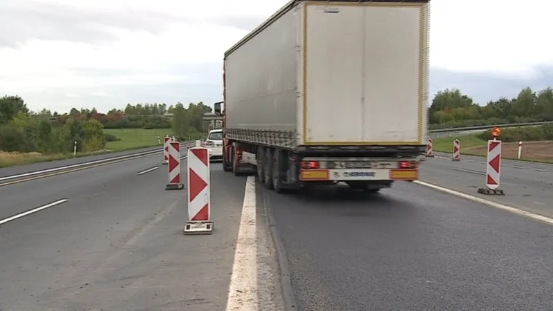 Uzavírka na dálnici D1