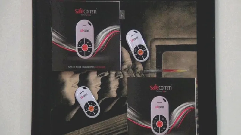 Bezpečný mobilní telefon Safecomm