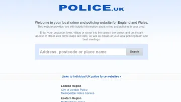 Vyhledávání britských statistik zločinnosti