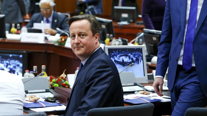 David Cameron na summitu EU