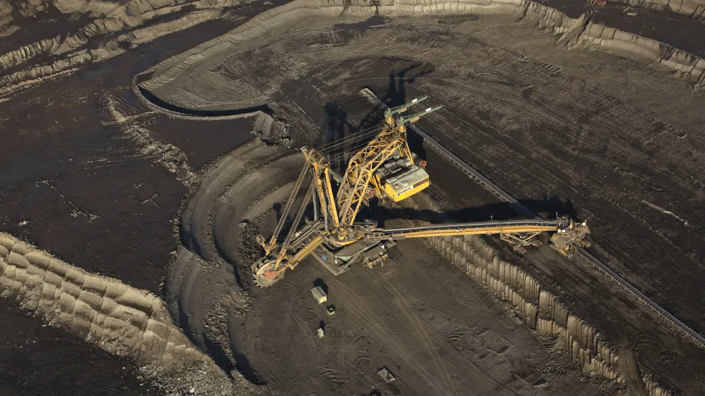 Hnědouhelné doly v severních Čechách