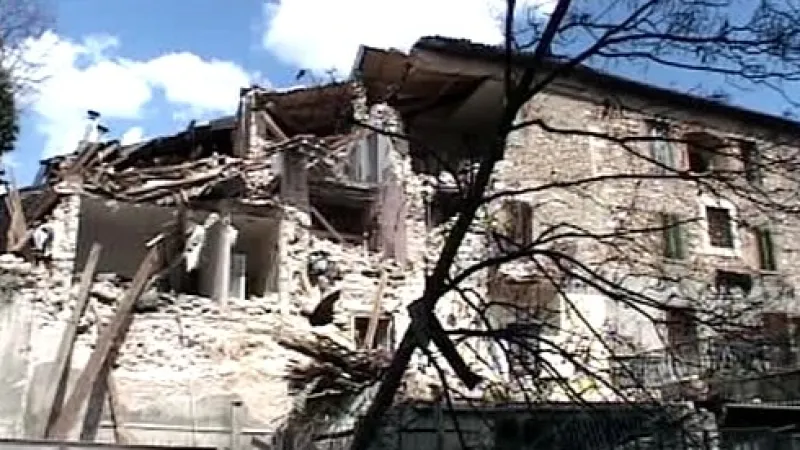 Následky zemětřesení v Itálii