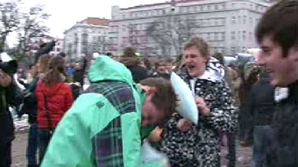 Polštářová bitva v Brně