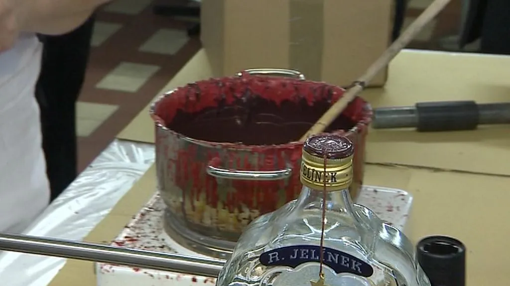 Aranžmá pálenek R. Jelínek