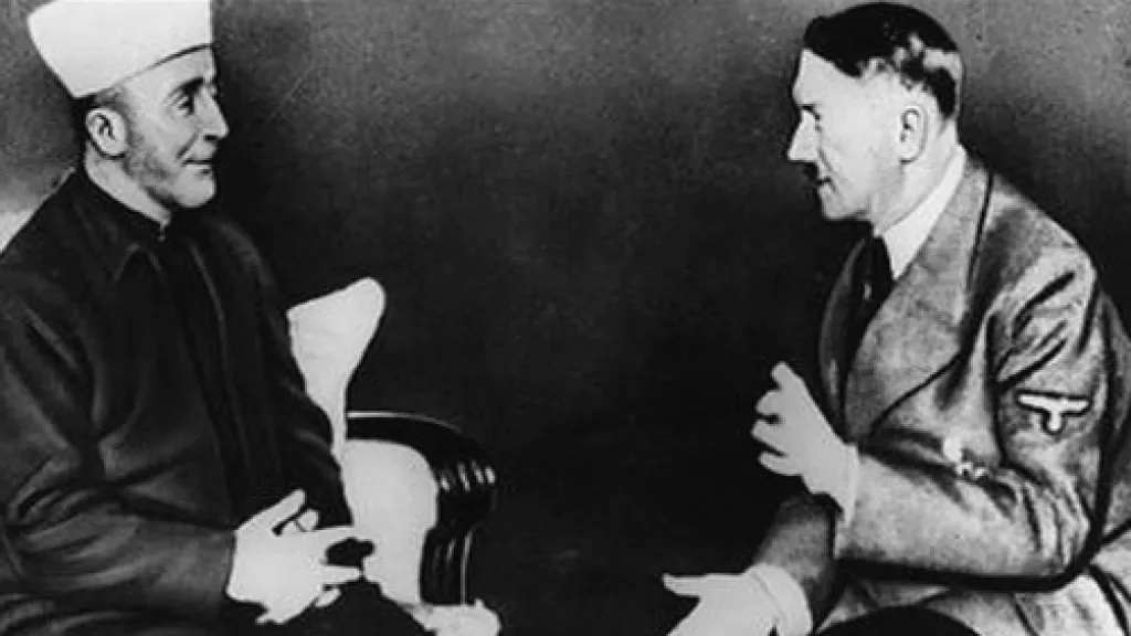 Amín Husajní s Adolfem Hitlerem