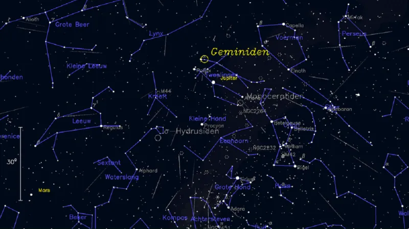 Kde na obloze najít Geminidy
