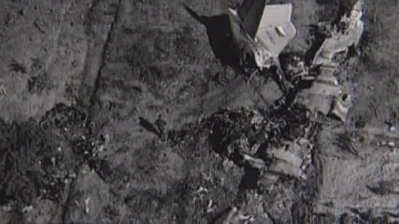 Trosky havarovaného letadla