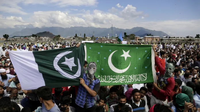 Demonstrace v Kašmíru