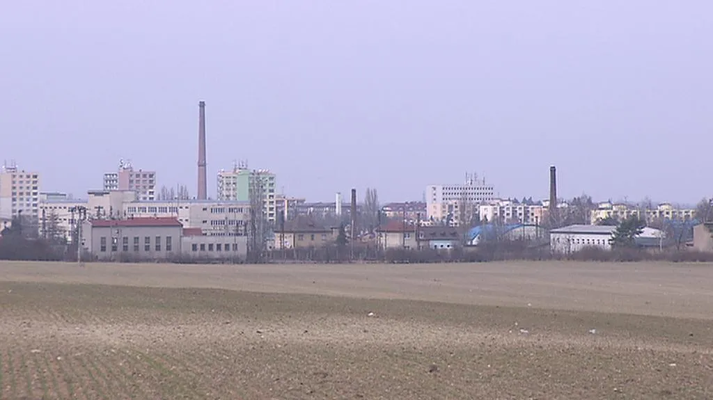 Pole vybrané pro výstavbu paroplynové elektrárny