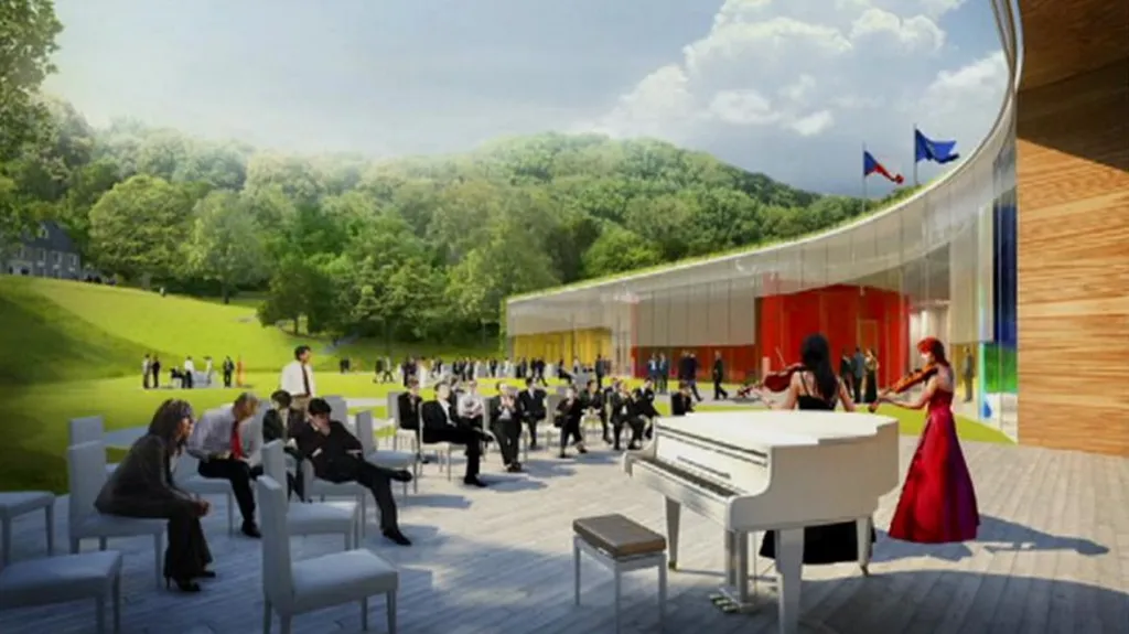 Projekt české ambasády v USA