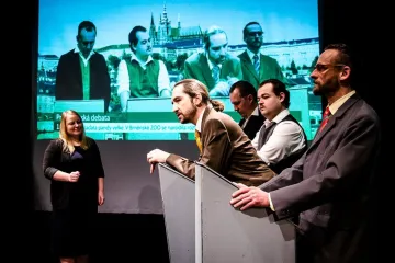 Masaryk, Beneš, Gottwald či Husák? V Divadle Polárka volí prezidenta