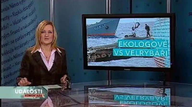 Události, komentáře o sporech velrybářů a ekologů