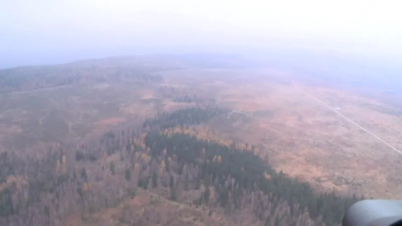 Brdy - pohled z vrtulníku